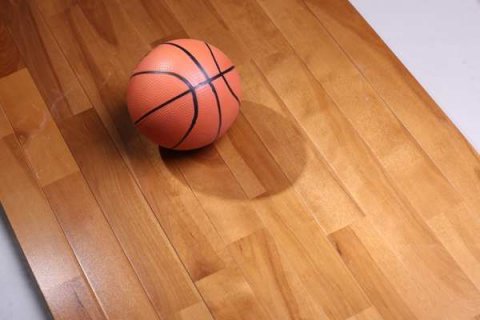 篮球馆木地板安装细节，一点